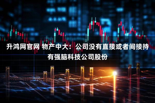 升鸿网官网 物产中大：公司没有直接或者间接持有强脑科技公司股份